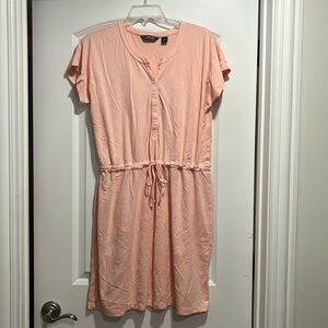 Landsend soft casual peach dress